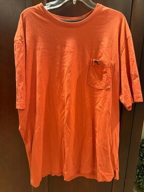 Tommy Bahama Short-Sleeve Pocket Tee in Bright Orange